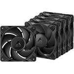ARCTIC P12 Pro PST ventilátor, 120mm, 5ks, čierny