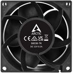 ARCTIC S8038-7K PWM, ventilátor pre servery, 80 mm, čierny