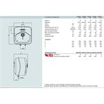 Ariston ANDRIS R 30, elektrický zásobníkový ohrievač vody elektr.zasobnikovy