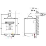 Ariston S/SGA BF X 100 EE (Q8 100 FB), plynový akumulačný ohrievač vody