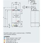 Ariston SGA BF X 160 EE (Q8 160 FB), plynový akumulačný ohrievač vody