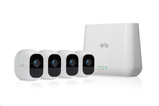 ARLO PRO 2 FHD (1080p) 4 x Camera Smart Security System Wire Free (VMS4430P)