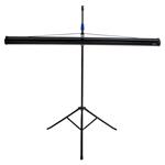 AROZZI Green Screen/ zelené plátno pro fotografy a streamery/ mobilní trojnožka 90" (228 cm)/ 157 x 157 cm/ case černý