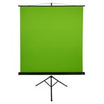AROZZI Green Screen/ zelené plátno pro fotografy a streamery/ mobilní trojnožka 90" (228 cm)/ 157 x 157 cm/ case černý