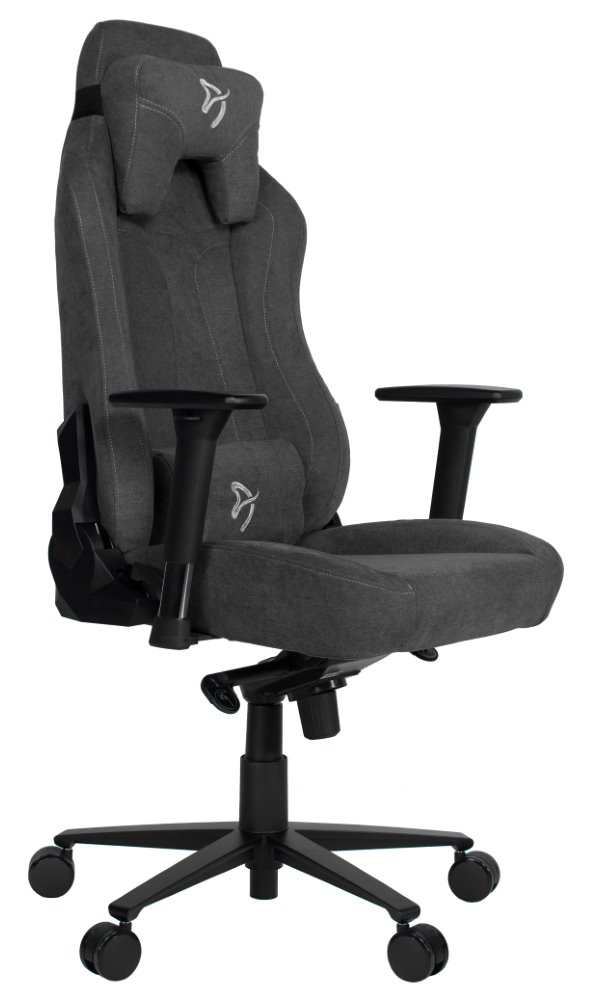 AROZZI herná stolička VERNAZZA Soft Fabric Dark Grey | VÝPREDAJ