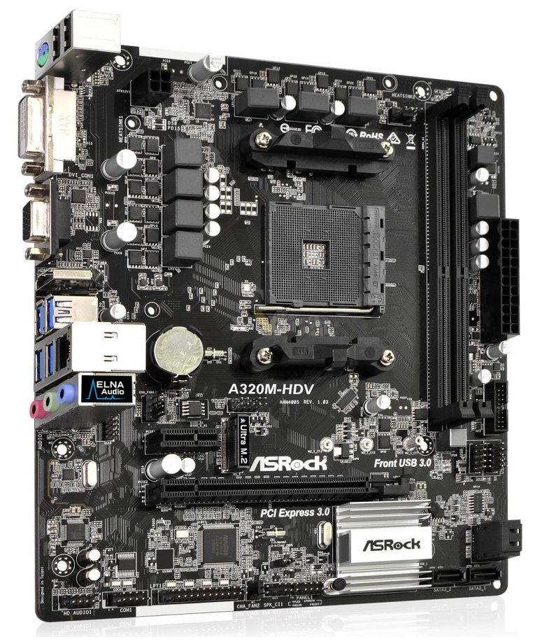 Обновить драйвера материнской платы asrock a320m hdv