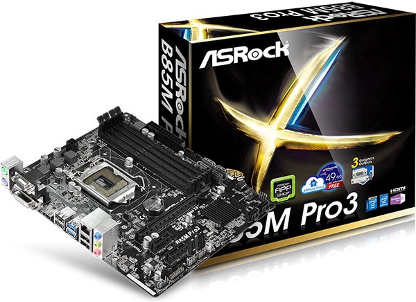 B85m hds asrock не запускается