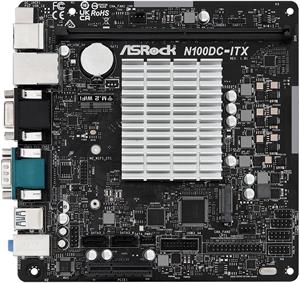 ASRock MB Alder Lake-N N100DC-ITX, Intel N100, 1xDDR4, 1xHDMI, 1xVGA, mITX