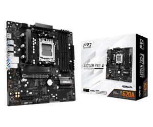 ASRock MB Sc AM5 A620AM PRO-A, AMD A620A, 4xDDR5, 1xHDMI