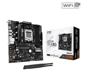 ASRock MB Sc AM5 A620AM PRO-A WIFI, AMD A620A, 4xDDR5, 1xHDMI, WIFI
