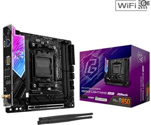 ASRock MB Sc AM5 B850I Lightning WiFi, AMD B850, 2xDDR5, 1xUSB4, 1xHDMI, WiFi, Mini-ITX