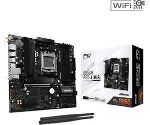 ASRock MB Sc AM5 B850M PRO-A WIFI, AMD B850, 4xDDR5, 1xDP, 1xHDMI, WiFi, mATX