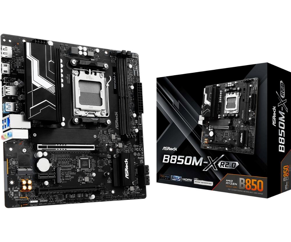 ASRock MB Sc AM5 B850M-X R2.0, AMD B850, 2xDDR5, 1xDP, 1xHDMI, mATX