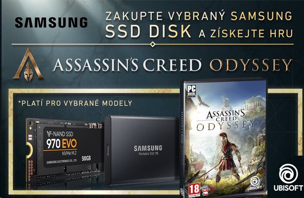ASSASSINS CREED ODYSSEY (PC) - promo kod k Samsung SSD diskom
