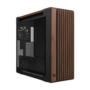 ASUS case PROART PA602 WALNUT WOOD MODERN TG, Mid Tower, průhledná bočnice, černá