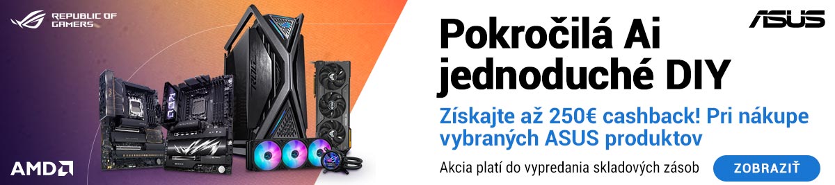 Asus Cashback až do 250€