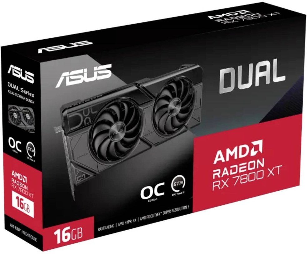 Asus Dual Radeon RX 7800 XT OC Edition 16GB GDDR6 V PREDAJ