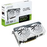 ASUS DUAL RTX4060TI O8G WHITE, (rozbalené)