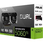 ASUS DUAL RTX5060TI OC 8GB/128-bit GDDR7 HDMI 3xDP