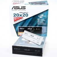 Asus DVD-RW DRW-20B1LT, SATA, black+white
