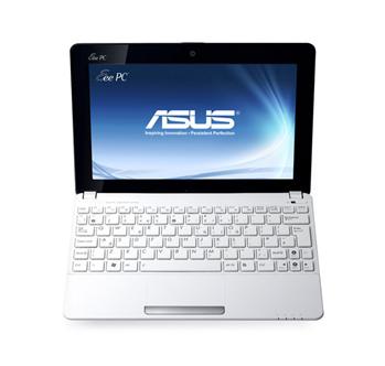 ASUS Eee PC White 1015BX 10" C30 1024MB, 320GB WiFi, CAM, BT, WIN 7HP