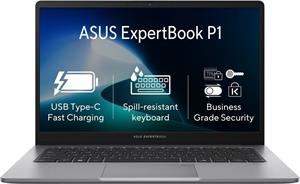 Asus ExpertBook P1, P1403CVA-C38512X, sivý