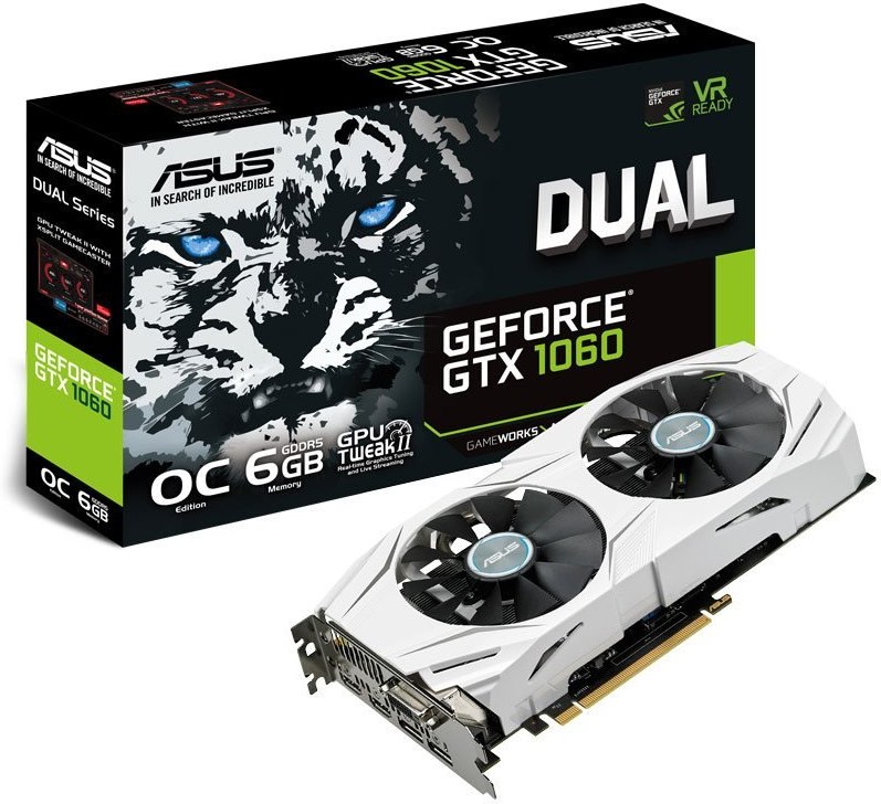 ASUS GeForce DUAL-GTX1060-O6G | VÝPREDAJ | Datacomp.sk