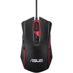 Asus GT200, myš, čierna
