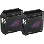 ASUS GT6 2-pack Wireless AX10000 ROG Rapture Wifi 6 Tri-band Gaming Mesh System, čierny