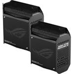 ASUS GT6 2-pack Wireless AX10000 ROG Rapture Wifi 6 Tri-band Gaming Mesh System, čierny