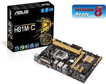 Asus h81m c обзор