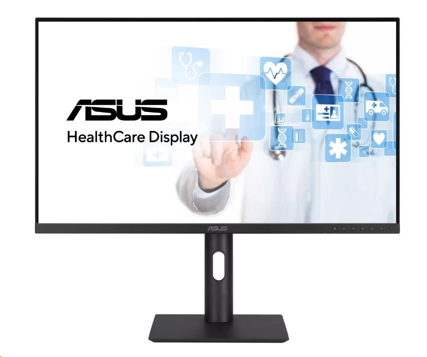 ASUS LCD 27" HA2741A HealthCare Monitor 2560 x 1440 75Hz USB-C, HDMI, DisplayPort Daisy-chain, Ergonomic Stand