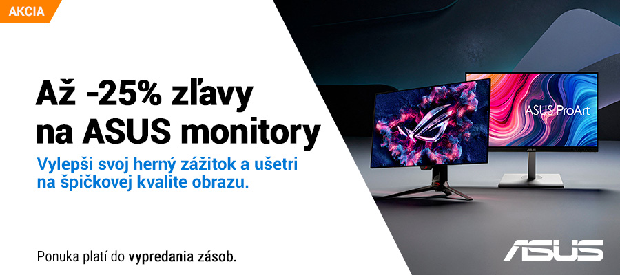 Asus monitory za bezkonkurenčne ceny