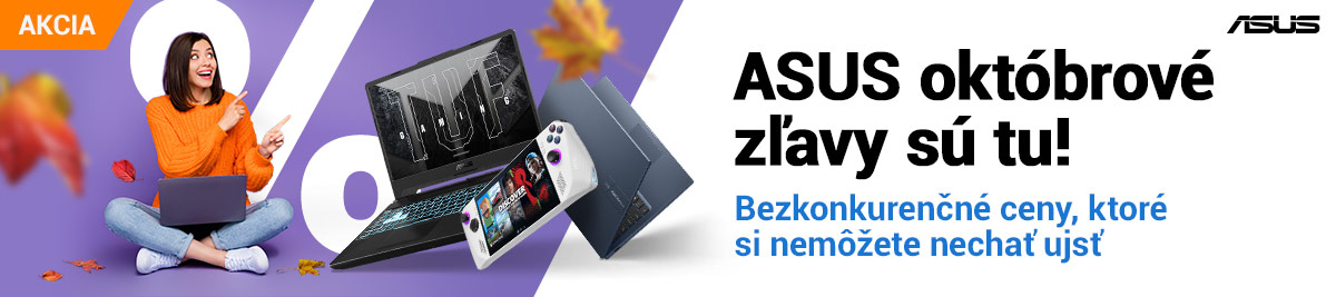 ASUS októbrové zľavy 