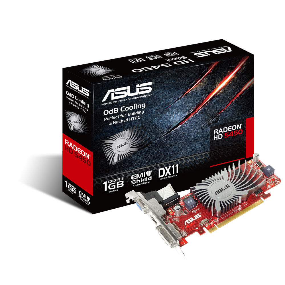 Asus Radeon EAH5450 Silent/DI/1GD3(LP) 1GB | VYPREDAJ | Datacomp.sk