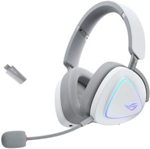 Asus ROG DELTA II, bezdrôtové slúchadlá, biele