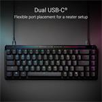 ASUS ROG FALCHION ACE HFX, Mechanická, Magnetické switche, USB, US, černá