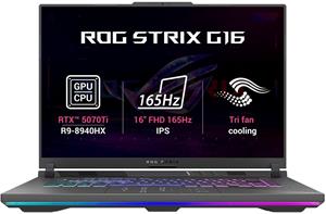 Asus ROG Strix G16 (2025), G614PR-RV034, sivý