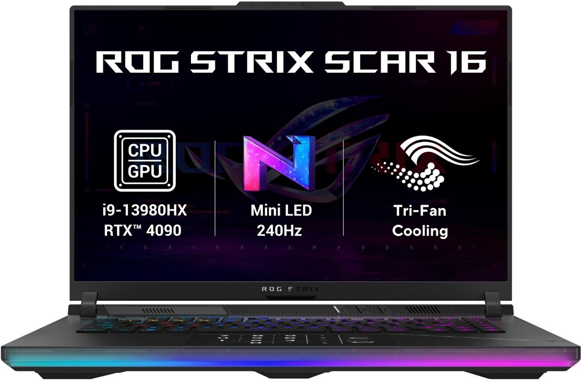 Asus ROG Strix SCAR 16, G634JY-NEBULA034W, čierny