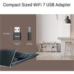 ASUS ROG USB-BE92 BE6500 USB WiFi 7 Adapter