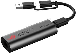 ASUS ROG USB-C10G 10Gb Ethernet Adapter, 2-in-1 USB-C & USB-A Connector Design