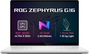 Asus ROG Zephyrus G16 (2025), GU605CR-NEBULA169X, biely