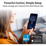 ASUS Router RT-BE58 GO, WiFi 7 Router, AiMesh, 1xWAN, 1xLAN, 1xUSB-A