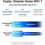 ASUS RP-BE58, BE3600 Dual-Band WiFi 7 (802.11be) extender, biely