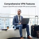 ASUS RT-AX50 Go, Dual Band WiFi 6 (802.11ax) mini cestovný router