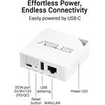 ASUS RT-AX50 Go, Dual Band WiFi 6 (802.11ax) mini cestovný router