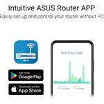 ASUS RT-AX52 Pro, (AX3000) Dual Band WiFi 6 Extendable Router, (rozbalené)