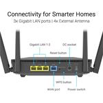 ASUS RT-AX52 Pro, (AX3000) Dual Band WiFi 6 Extendable Router, (rozbalené)