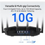 ASUS RT-BE90U, BE9400 Tri-band WiFi 7 (802.11be) AiMesh Extendable Router