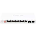 ASUS switch QG-U1080, 8x 2.5G RJ45, 2x 10G SFP+